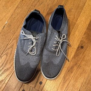 Cole Haan Original Grand Knit Oxfords | Gray Lightweight Dress Sneakers